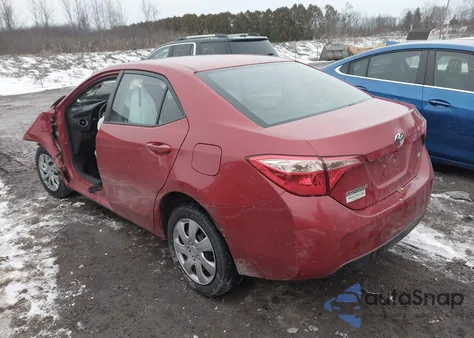 2018 Toyota Corolla Le from USA, damaged, VIN 2T1BURHE5JC982763